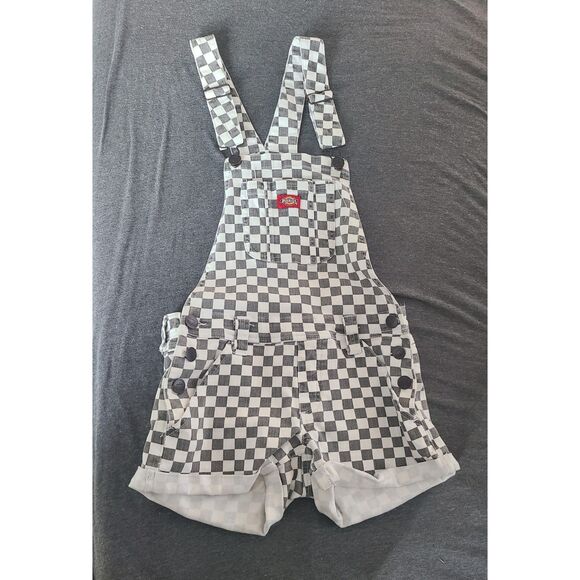 Dickies Checkered Shortalls - Picture 1 of 2
